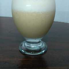 Una foto de Licuado de durazno y banana
