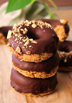 Una foto de Donuts de calabaza al microondas