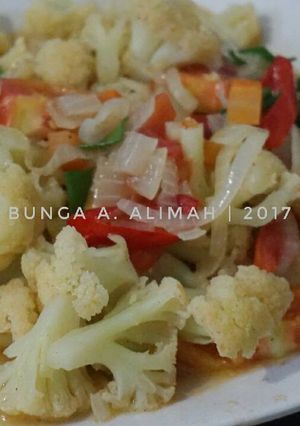 Foto resep Tumis bunga kol so simple nan suegerrr