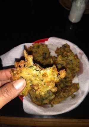 Una foto de Torrejitas de arroz con verduras