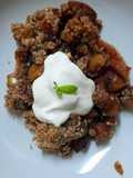 Crumble de Maçã Vegan na Airfryer