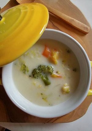 Foto resep Mpasi cream vegetable soup