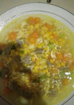 Foto resep Soup Jagung Manis