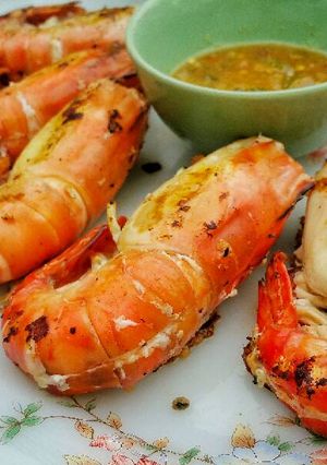 รูปของ กุ้งอบเกลือ(สูตรลดน้ำหนัก)