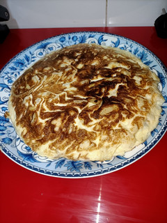 Una foto de Tortilla de coliflor