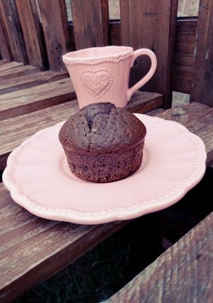 Una foto de Muffin de chocolate