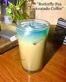 Butterfly Pea Avocado Coffee (Kopi Alpukat Bunga Telang - Kopi Instan)