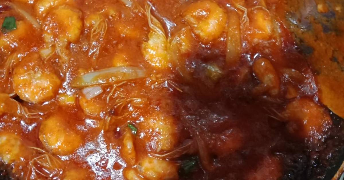 1 857 resep  udang  saos padang  enak dan sederhana Cookpad