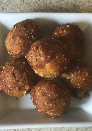 A picture of Farali Buff Vada.
