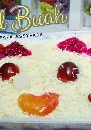 Foto resep Salad Buah (no mayo, no skm, no yogouth)