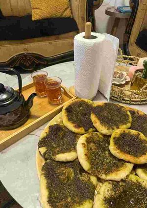 صورة لوصفة مناقيش زعتر