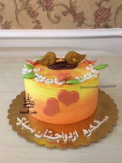 عکسی از دستور سفارش کیک سالگرد ازدواج