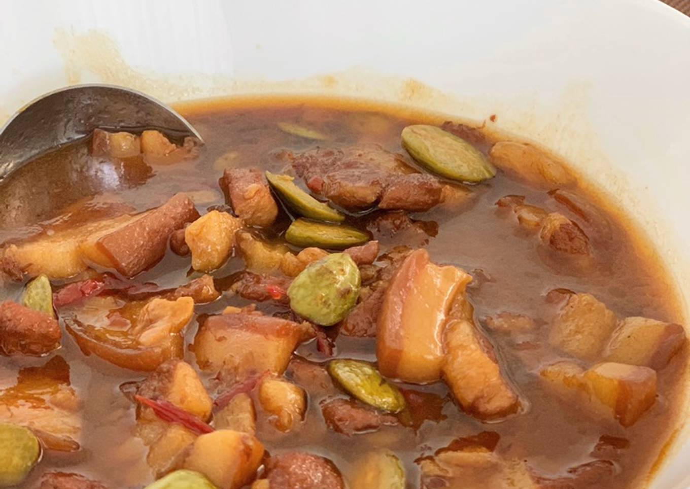 Babi Kecap Pete (non halal)