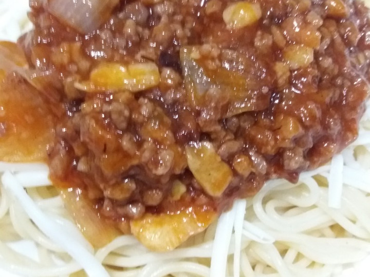 Wajib coba! Resep buat Spaghetti with bolognese sauce dijamin lezat