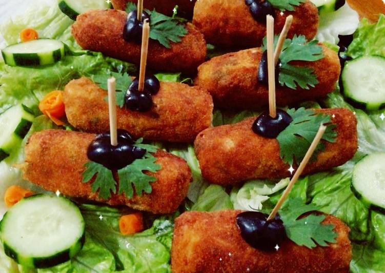 اصابع الدجاج المقرمشة 🍡