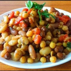 A picture of Mixed Lentils Chat.