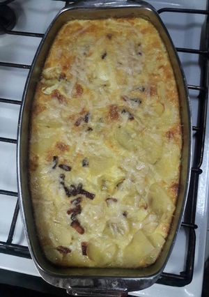 Una foto de Mil hojas de papas