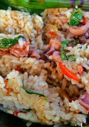 Foto resep Nasi bakar cumi