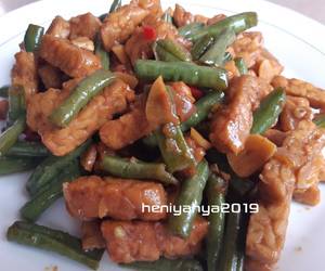 Resep mudah Oseng tempe kacang panjang Yummy Mantul