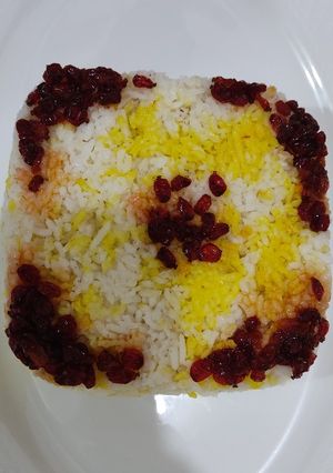 عکسی از دستور تزیین برنج