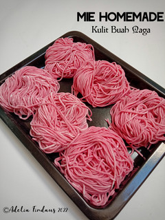 Foto resep Mie Homemade (Kulit Buah Naga)