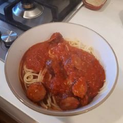 Spicy Tomato Spaghetti A picture of Spicy Tomato Spaghetti.