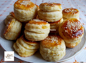 Hajtogatott krumplis pogácsa recept fotója