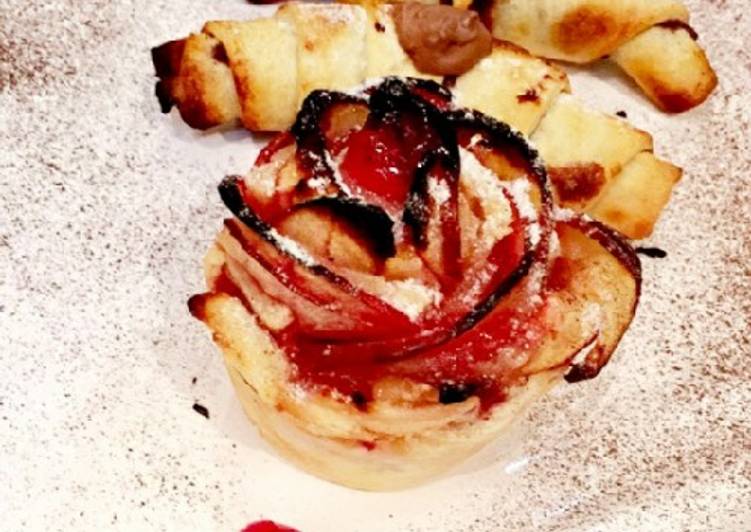 Steps to Prepare Any-night-of-the-week Baked Apple Rose