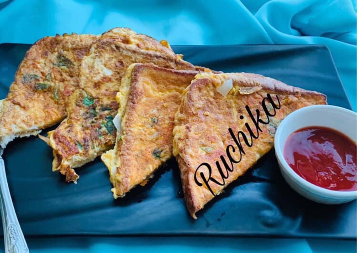 Cheesy Masala French Toast