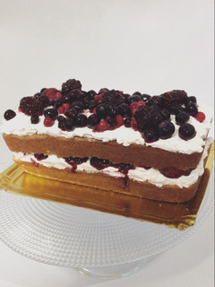 Foto principal de Tarta de frutos rojos (sin lactosa)