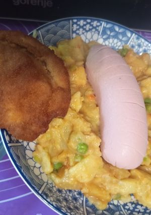 Zöldborsós burgonya-főzelék (nem menzàs készítésben) recept fotója