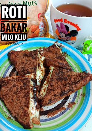 Foto resep Roti bakar Milo keju