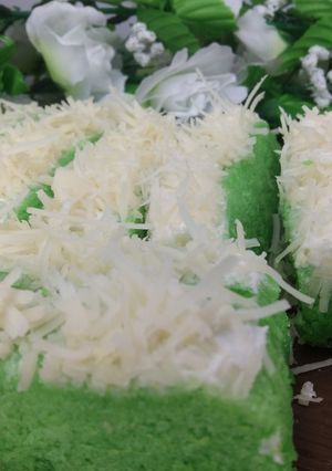 Foto resep Brownies kukus pandan keju