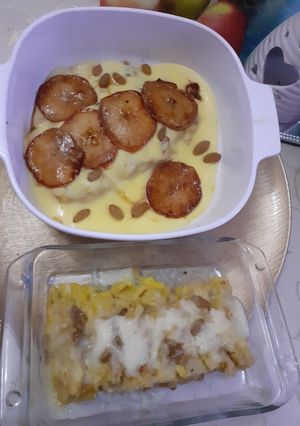 A picture of French Toast Rolls with Custard.