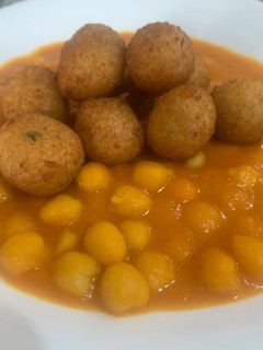 Foto principal de Garbanzos cremosos rápidos