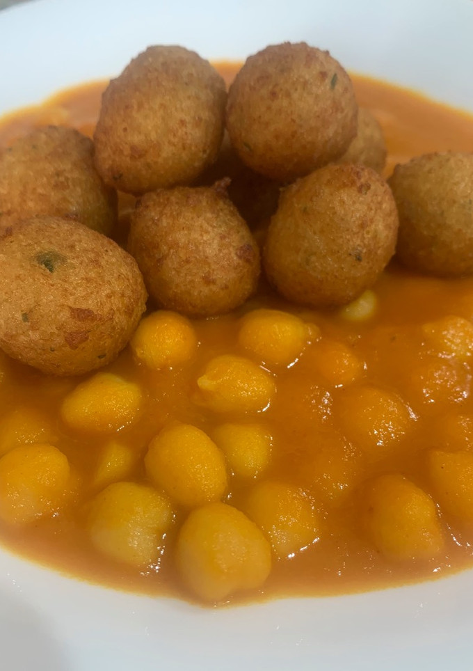 Una foto de Garbanzos cremosos rápidos