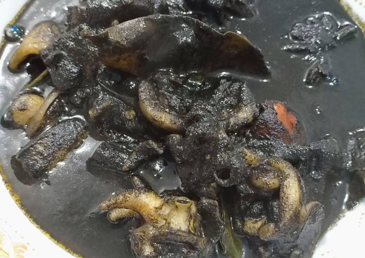 Tumis Cumi Hitam (Cumi Balakutak)