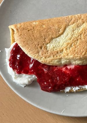 Zdjęcie przepisu Biszkoptowy omlet.