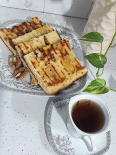 عکسی از دستور کیک سیب و گردو🍎