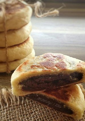 Foto resep ROTI GEPENG; bikinnya cuma pakai teflon lho 😆