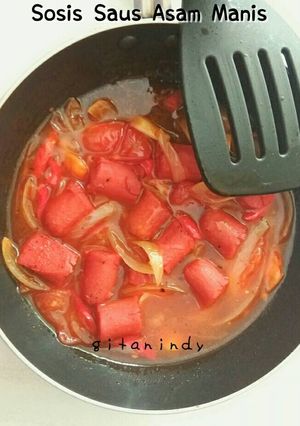 Foto resep Sosis Saus Asam Manis