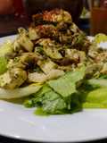 Ensalada lechuga, cuscús, atún, champiñones y más 🤭