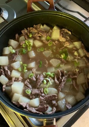 Foto resep Tumis Daging dan Daikon