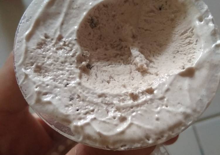 Cara Gampang mengolah Es krim milo oreo homemade yang Enak