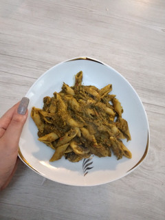 عکسی از دستور پاستا اسفناج رژیمی(به توضیحات توجه بشه)