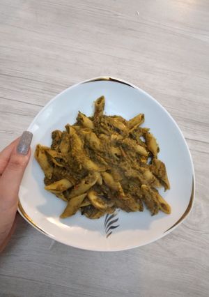 عکسی از دستور پاستا اسفناج رژیمی(به توضیحات توجه بشه)