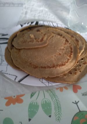 Una foto de Panqueques de chocolate