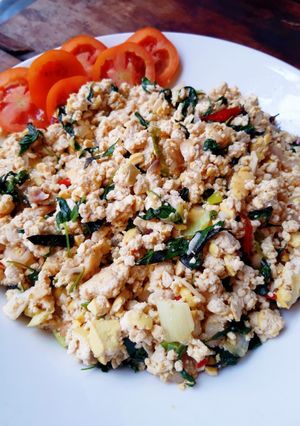 Foto resep Tumis tahu kerupuk