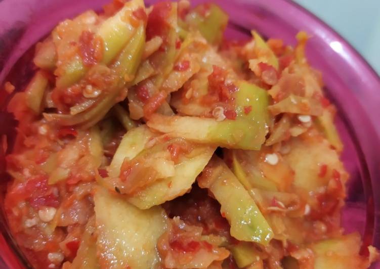 Kiat-kiat memasak Sambal Kedondong mantap