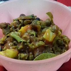 A picture of Black Chana Chat.